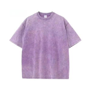 Paars Oversized Shirt Heren