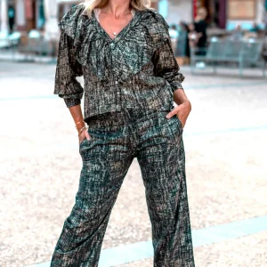 Pantalon Sparkle Black Gold