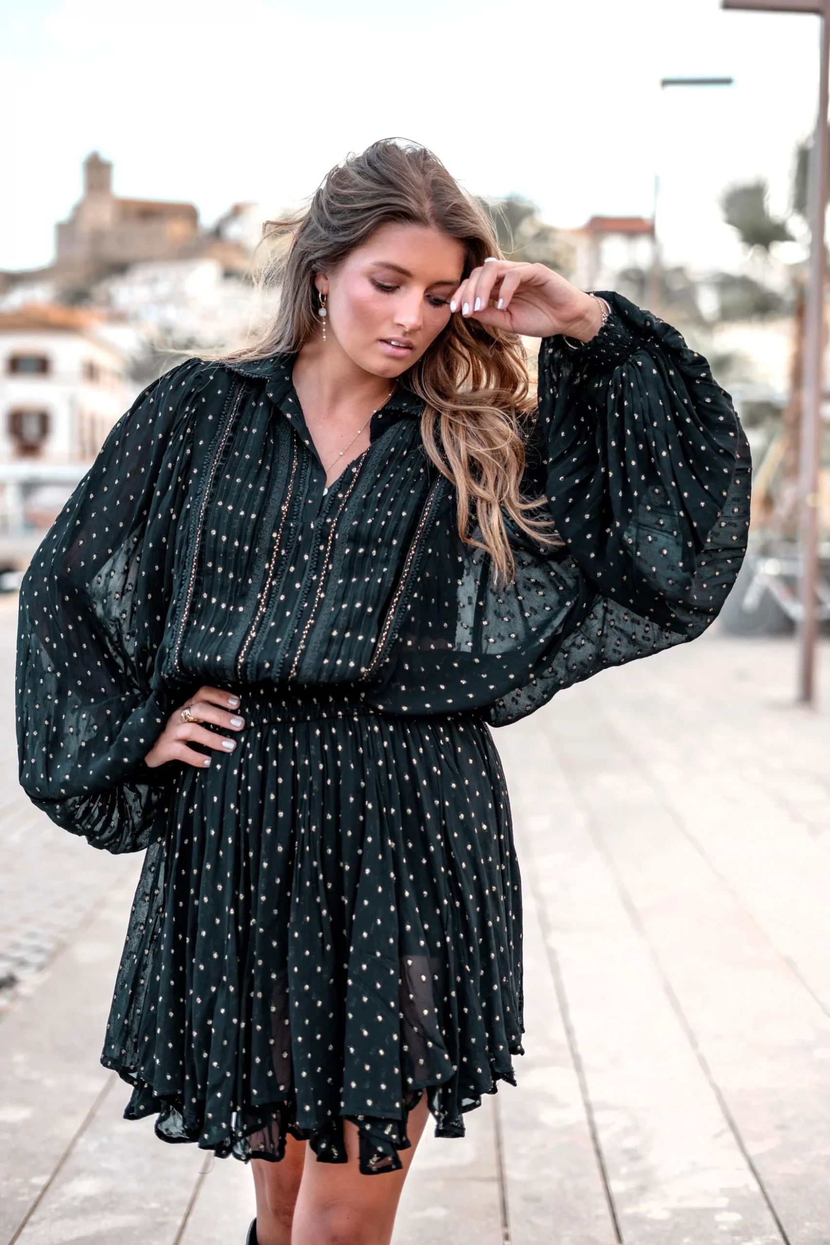 Short Dress Bliss Black - Afbeelding 8