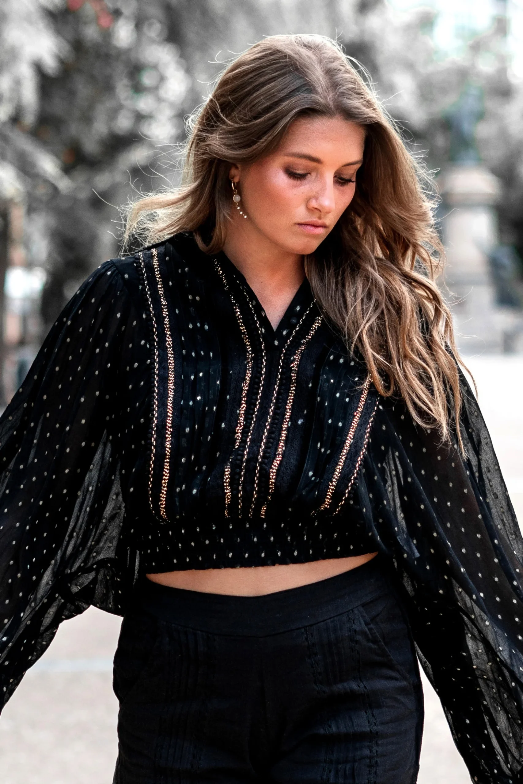 Blouse Bliss Black - Afbeelding 5