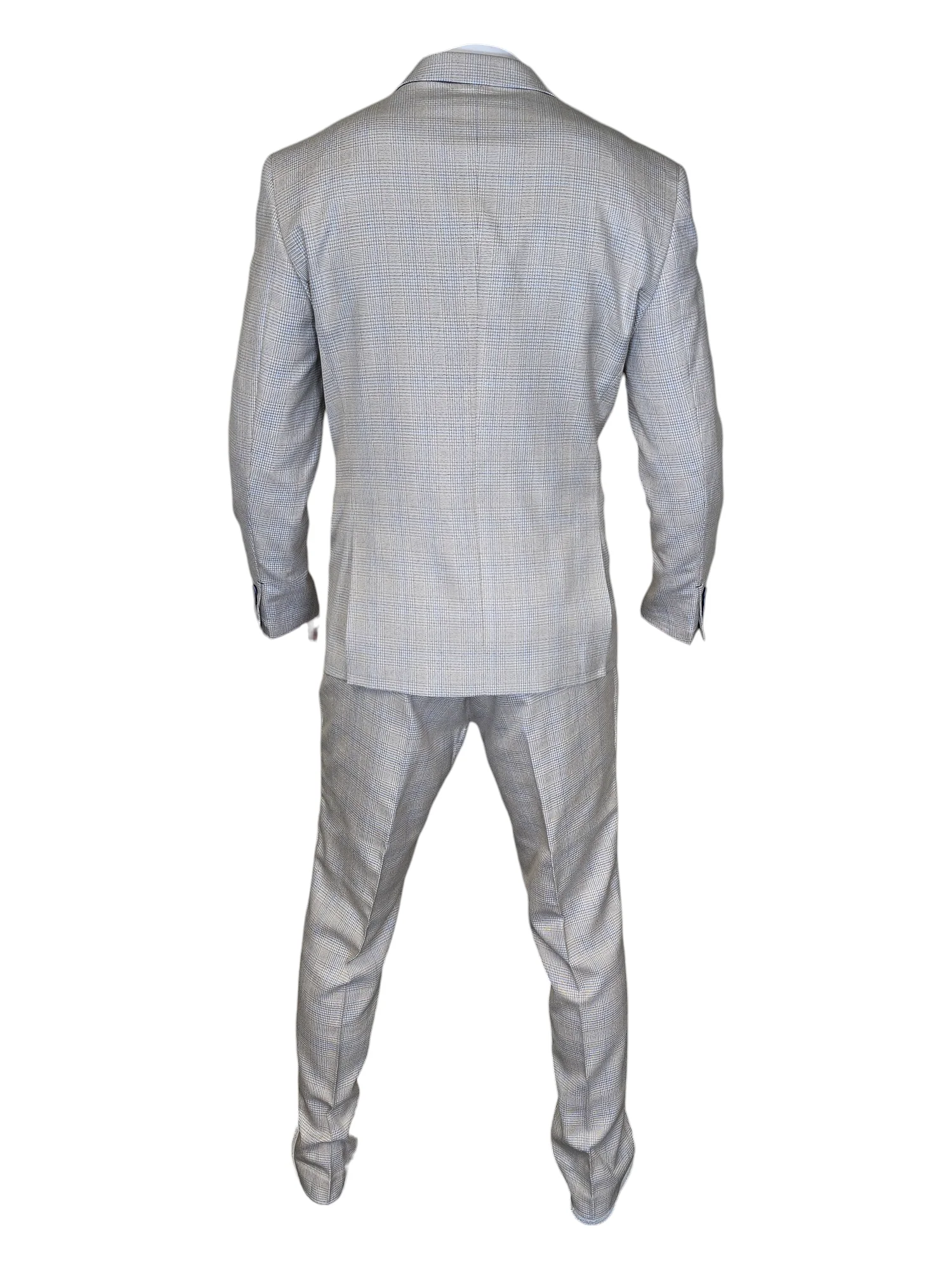 2-delig pak - Double Breasted Beige Heren Kostuum - Cavani Caridi Beige - Afbeelding 6