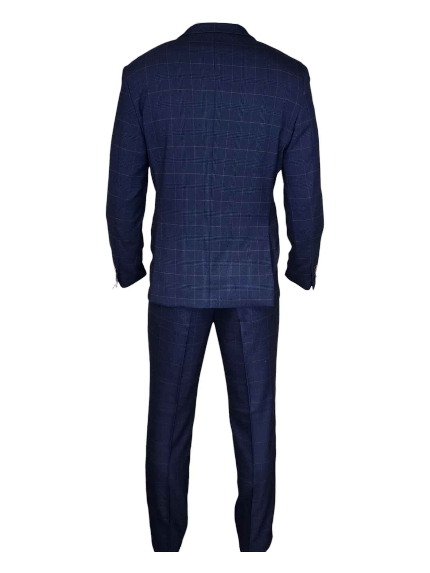 2-delig Navy Blue Gentlemens Suit - Edison Redline 2pc - Afbeelding 6
