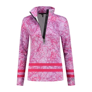 Dames Pully Geolines - Paars/Roze