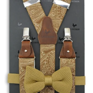 Bretels Gentleman Set Paisley Sketch oker