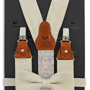 Bretels Gentleman Set Gracefull Groom sand