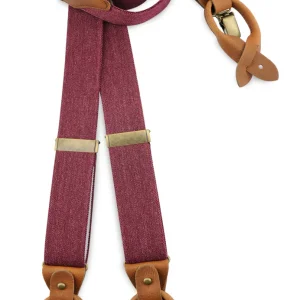 Bretels Classic Luxe Denim Urban bordeaux