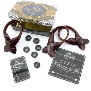 Bretels Classic Accessoires nerfleer bruin