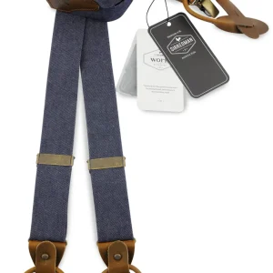 Bretels Gentleman's blauw denim