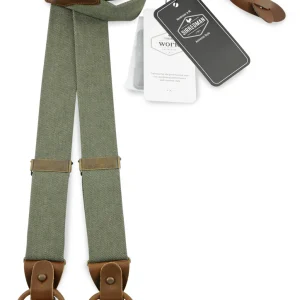 Bretels Gentleman's groen denim