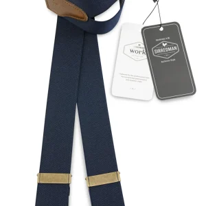 Bretels Gentleman's marineblauw elastiek