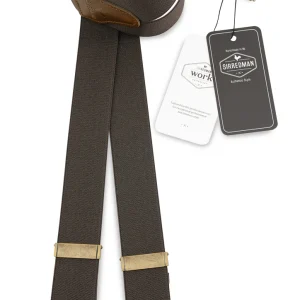 Bretels Gentleman's bruin elastiek