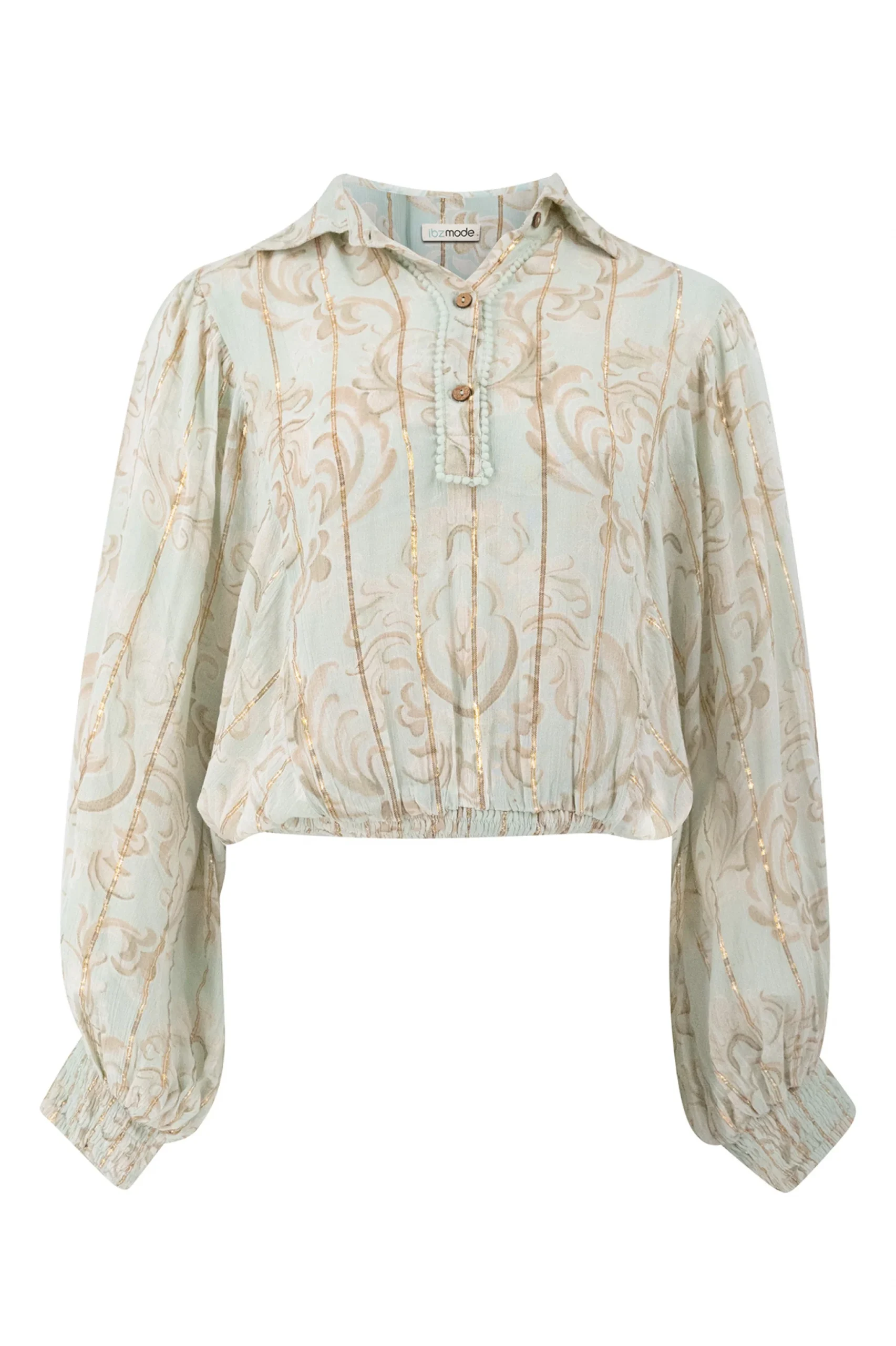 Blouse Briso Baroque Mint Print - Afbeelding 5