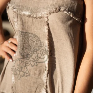 Short Dress Mila Jersey Taupe