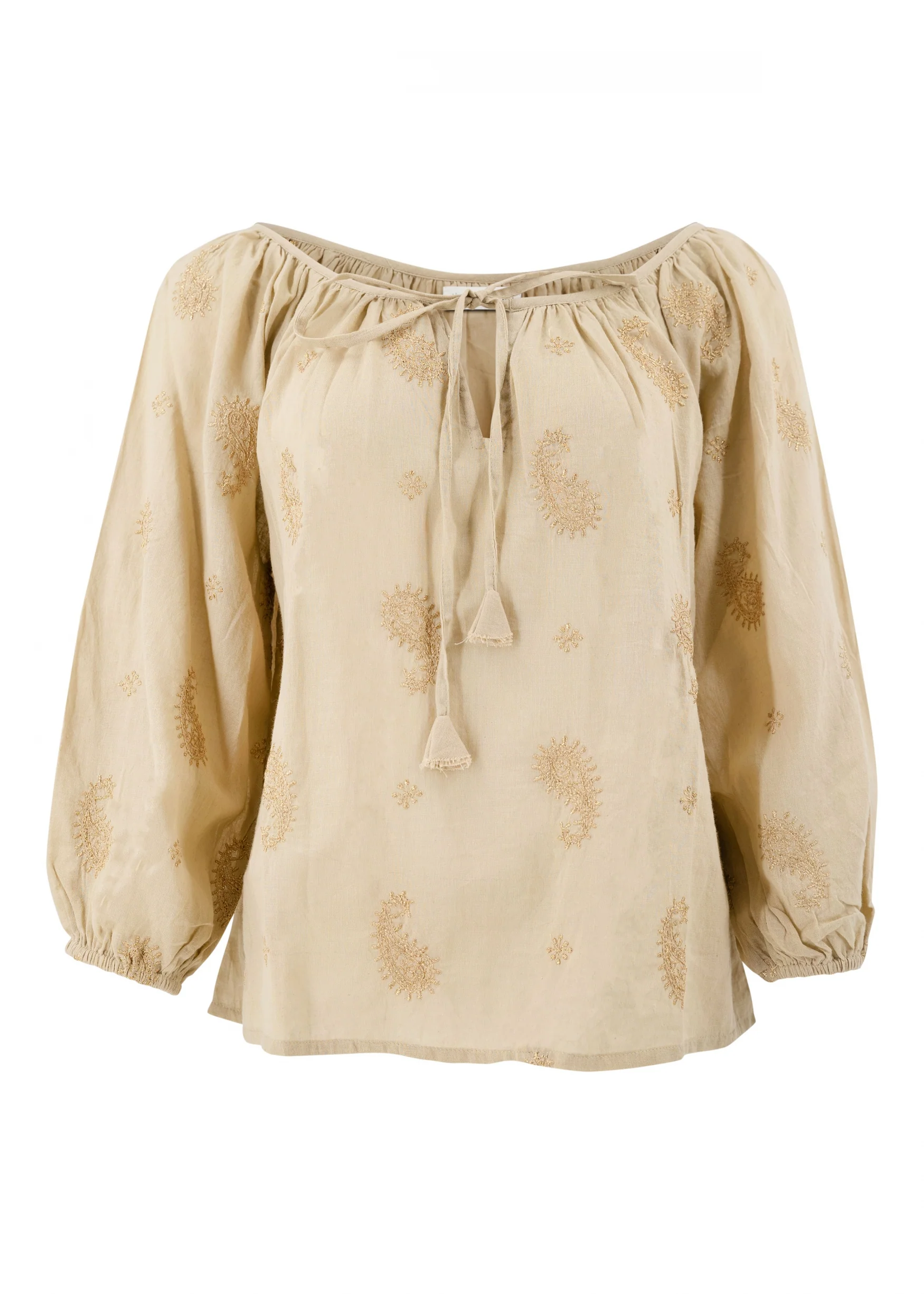 Blouse Lace Esencia Sand