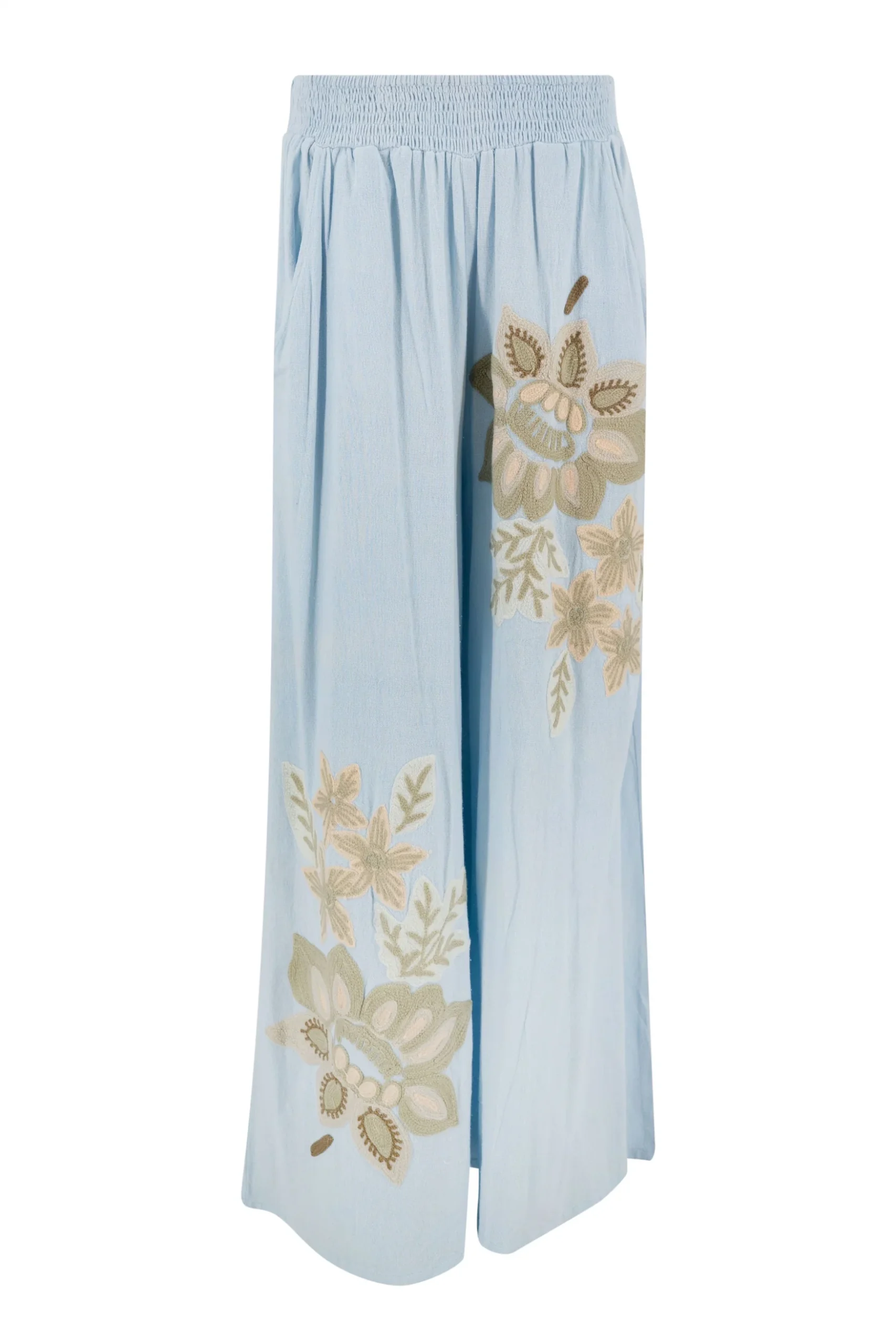 Pantalon Vena Floral Pale blue - Afbeelding 8