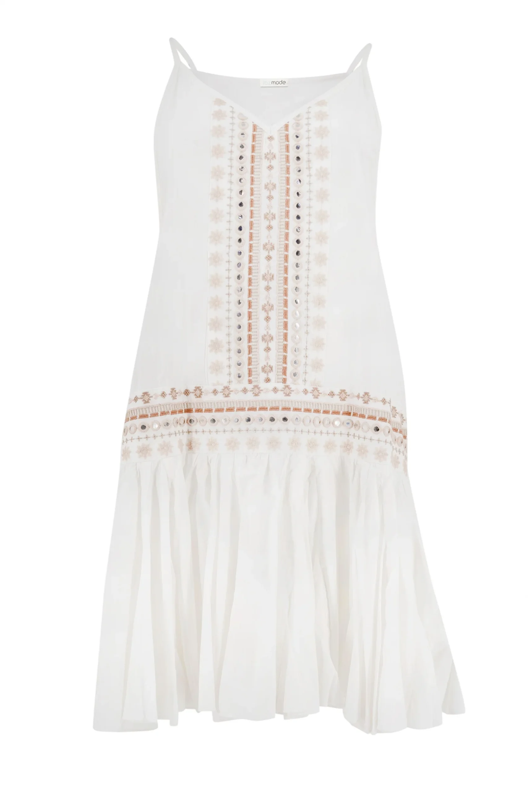 Strap Dress Mila Alma White - Afbeelding 7