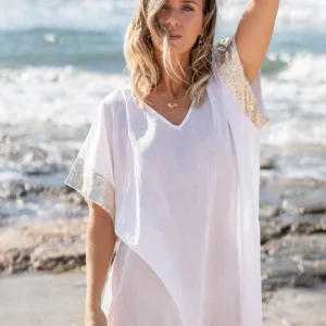 Short Kaftan Jada Flo White