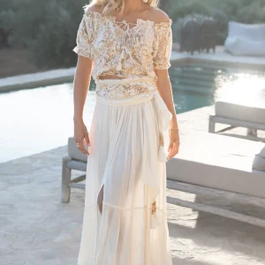 Skirt Santi Paisley Ivory