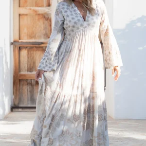 Dress Lucia Flower Ivory print