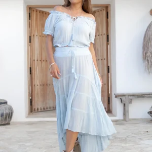 Gypsy Skirt Charlota Pale blue