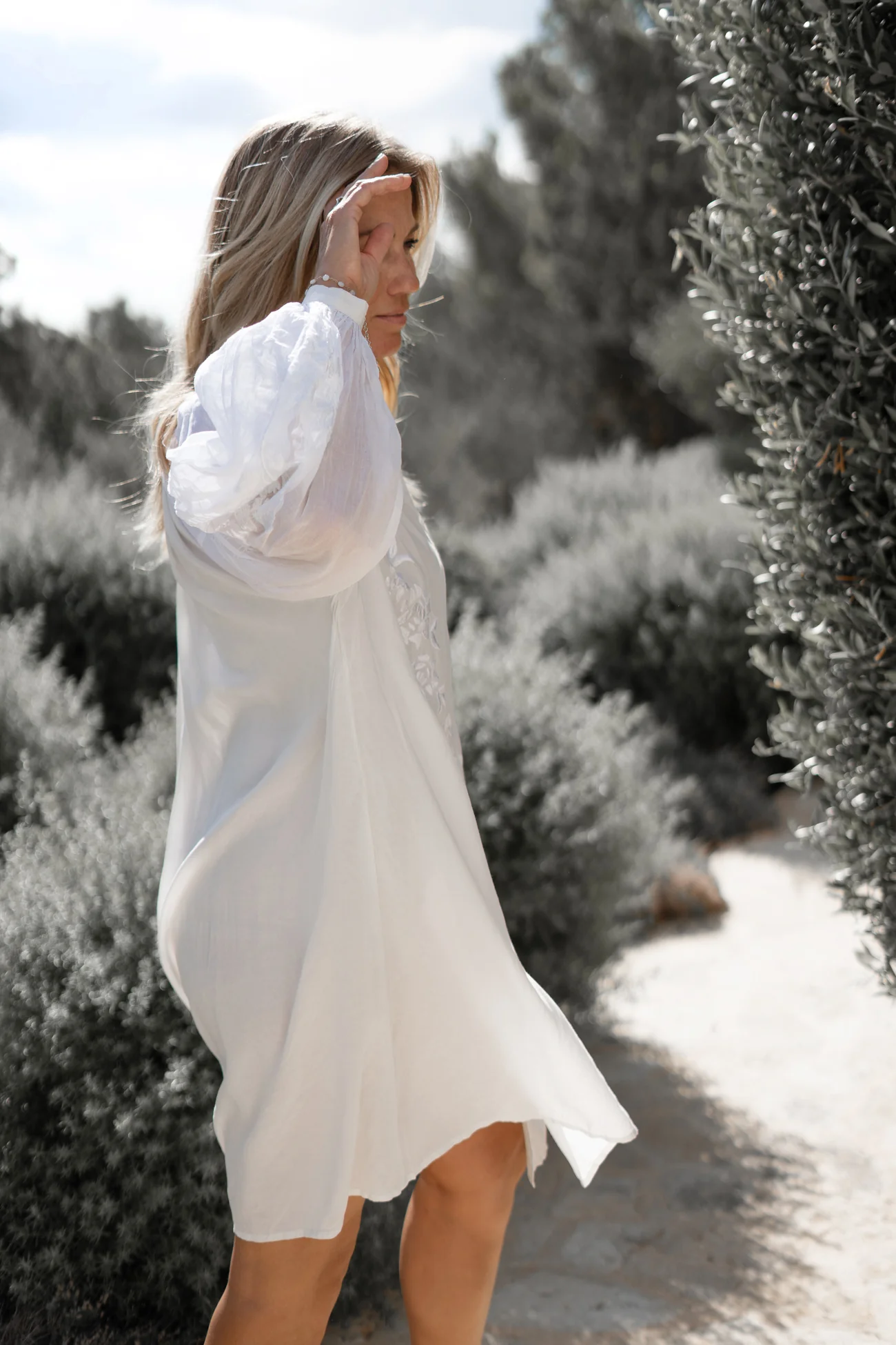 Kaftan Cassandra Nevarra Ivory - Afbeelding 5