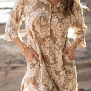 Blouse Aletta Baroque Taupe