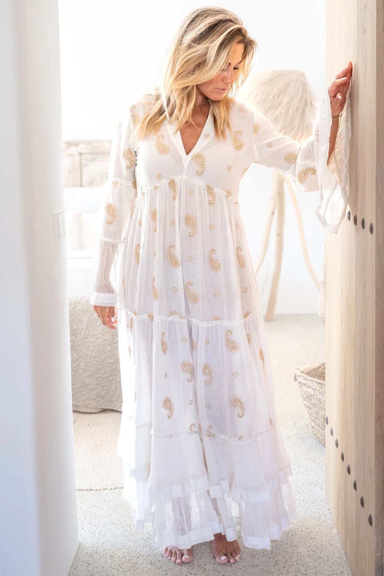 Maxi Dress Dali Esencia Ivory - Afbeelding 2