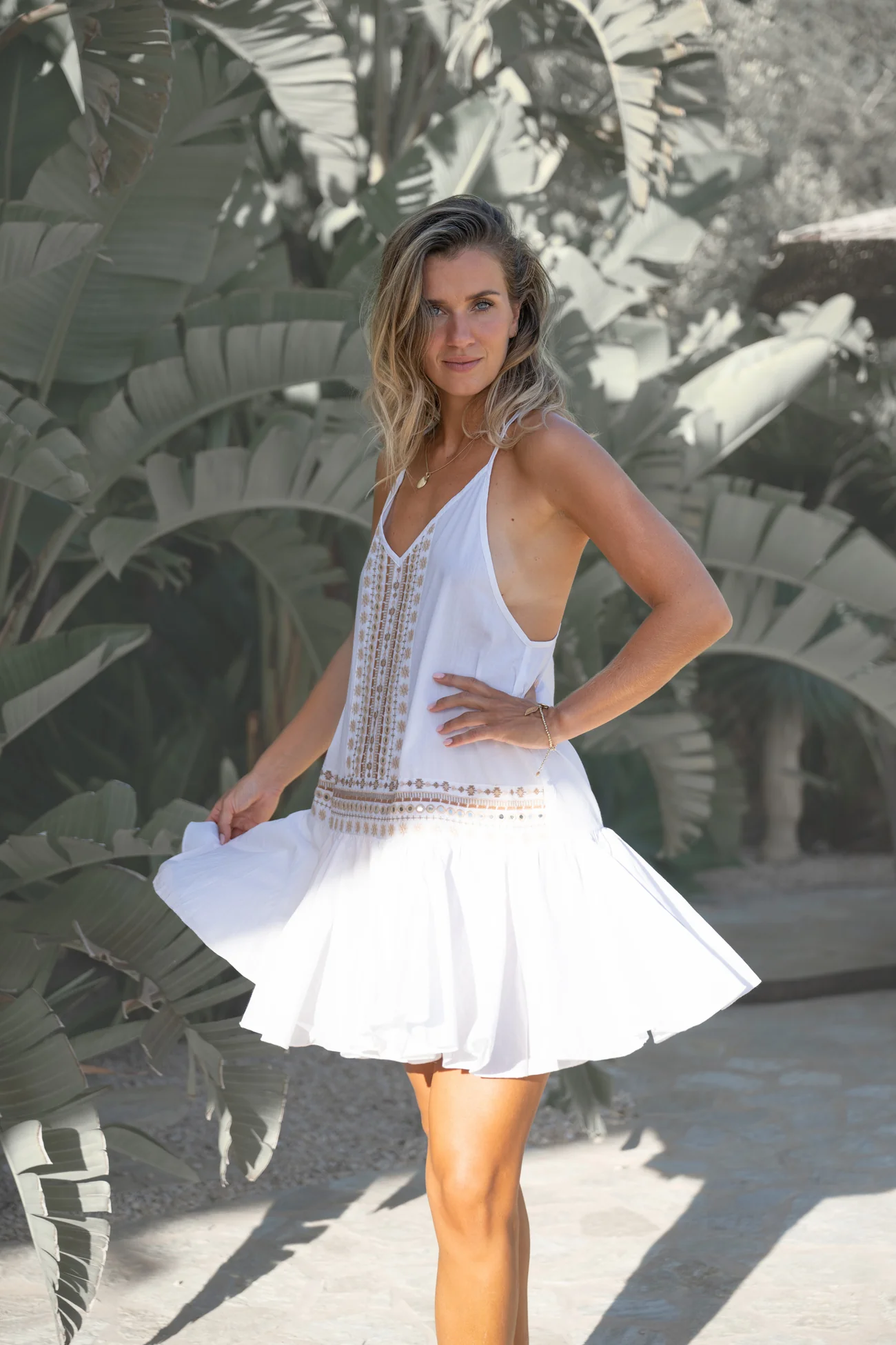 Strap Dress Mila Alma White