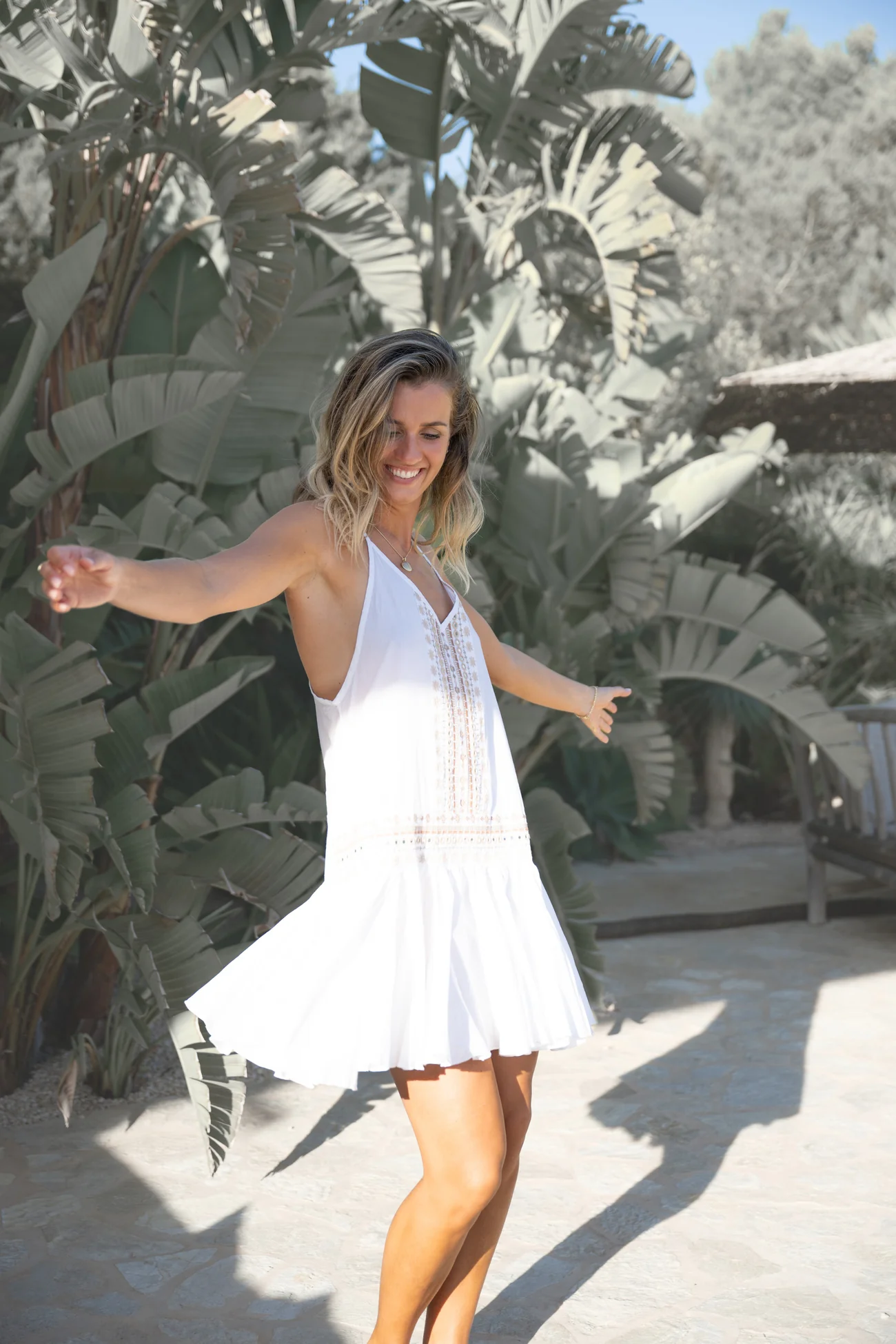 Strap Dress Mila Alma White - Afbeelding 5