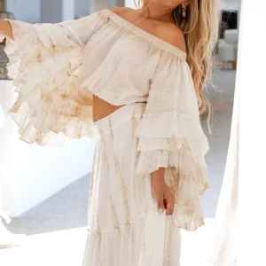 Top Flair Boho Powder Tye Dye