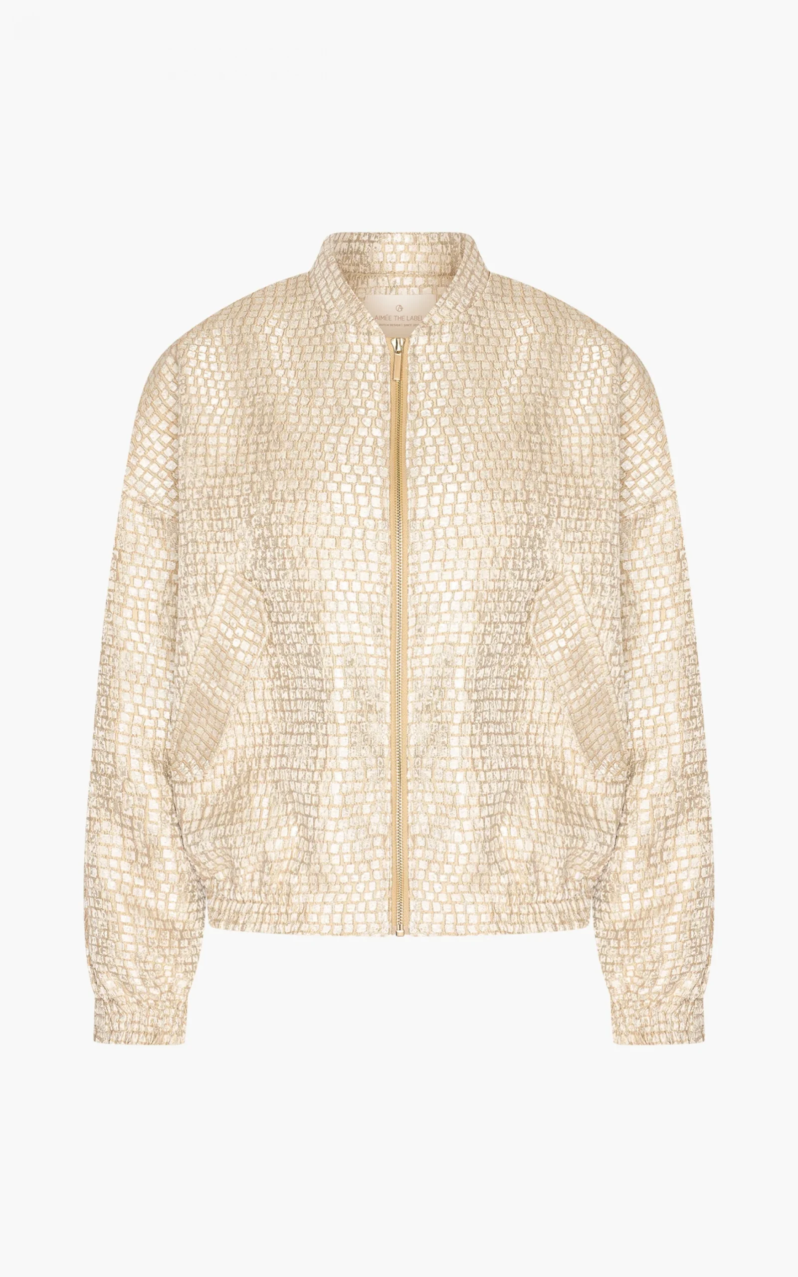 Lylou Bomber | Aímée the Label | Gold Sparkling - Afbeelding 3