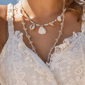 Necklace Conchara Shell Cream