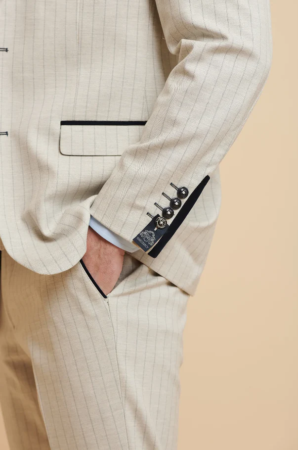 3-delig Stone Herenpak Pinstripe - Marc Darcy Grant Stone - Afbeelding 6