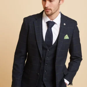 Driedelig Navy Gentlemens suit - Edison Greenline