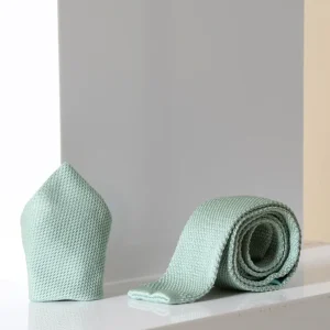 Stropdas Marc Darcy Green Knitted