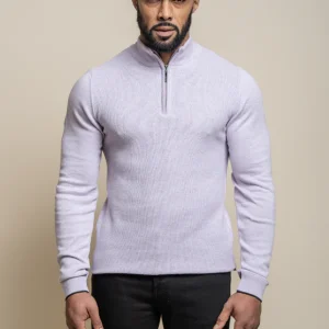 Kyle Lavender - Pullover Heren met Rits - Cavani