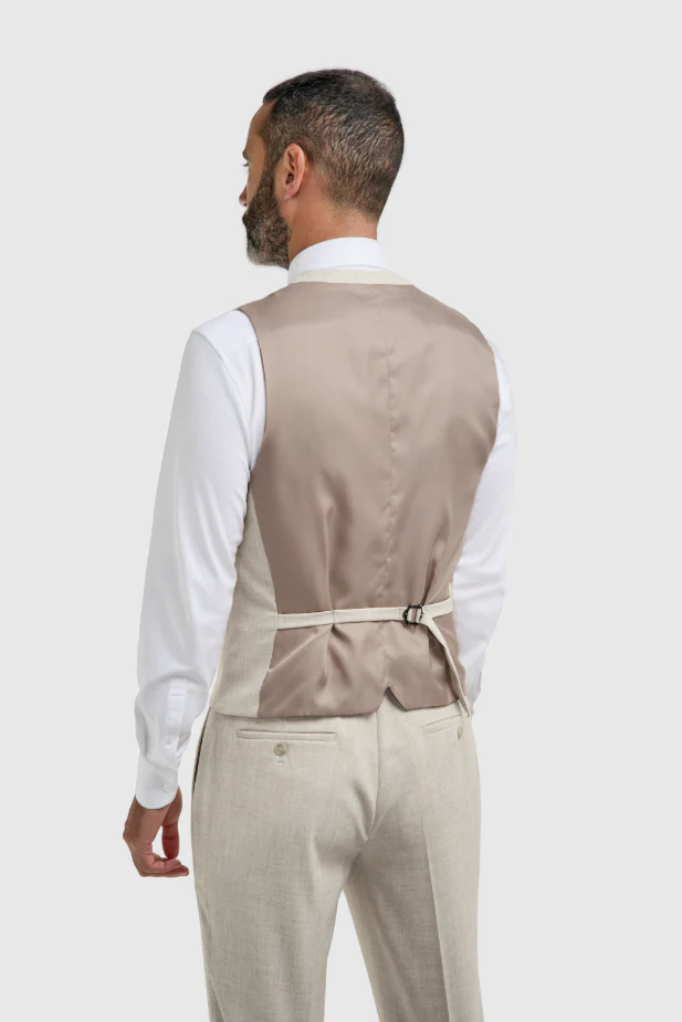 3-delig Beige Herenpak - Cavani Malibu Beige - Afbeelding 7