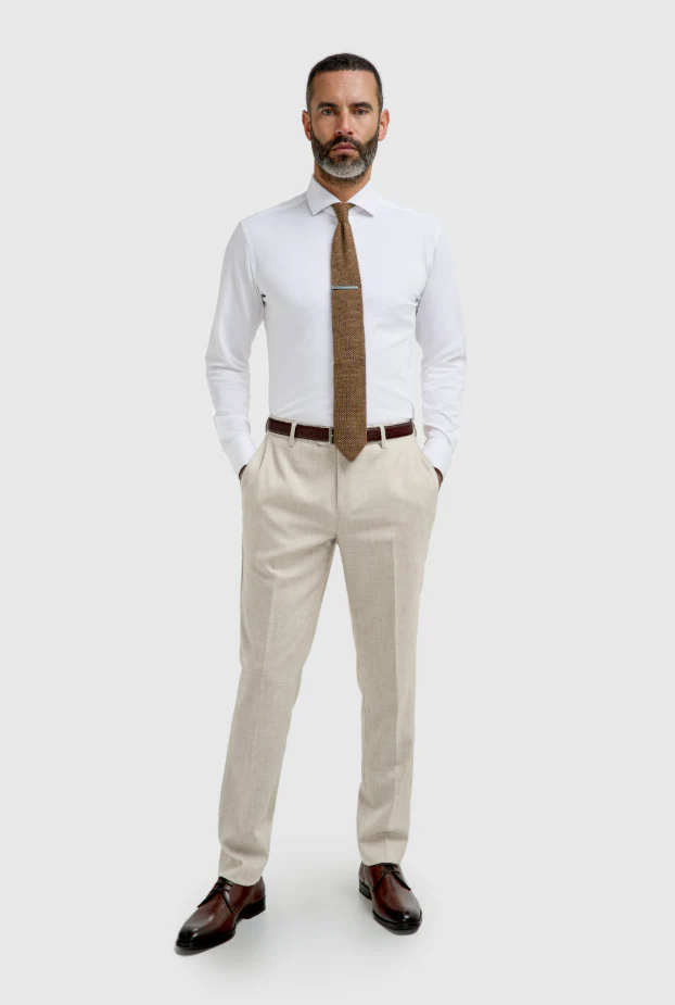 3-delig Beige Herenpak - Cavani Malibu Beige - Afbeelding 9