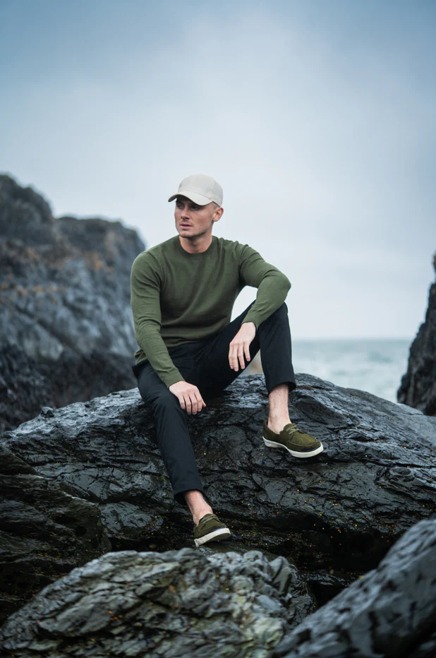 Cavani Connall Olive - Gebreide trui voor heren - Afbeelding 3