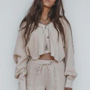 Lyo Cotton Blouse Beige