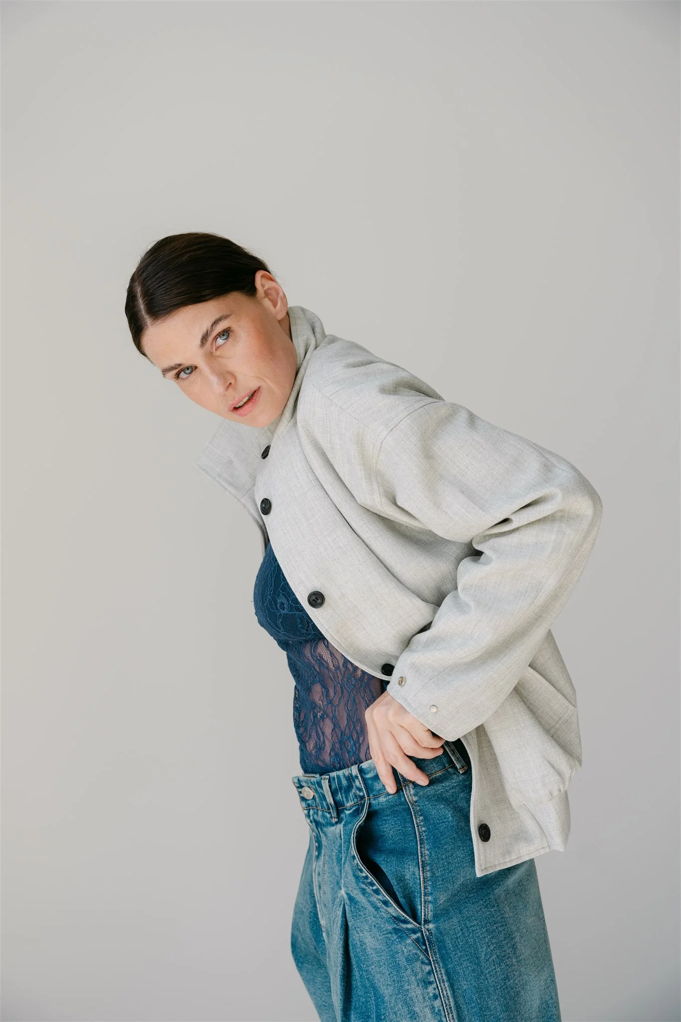 SonnyS6 lace top | Marine - Afbeelding 2