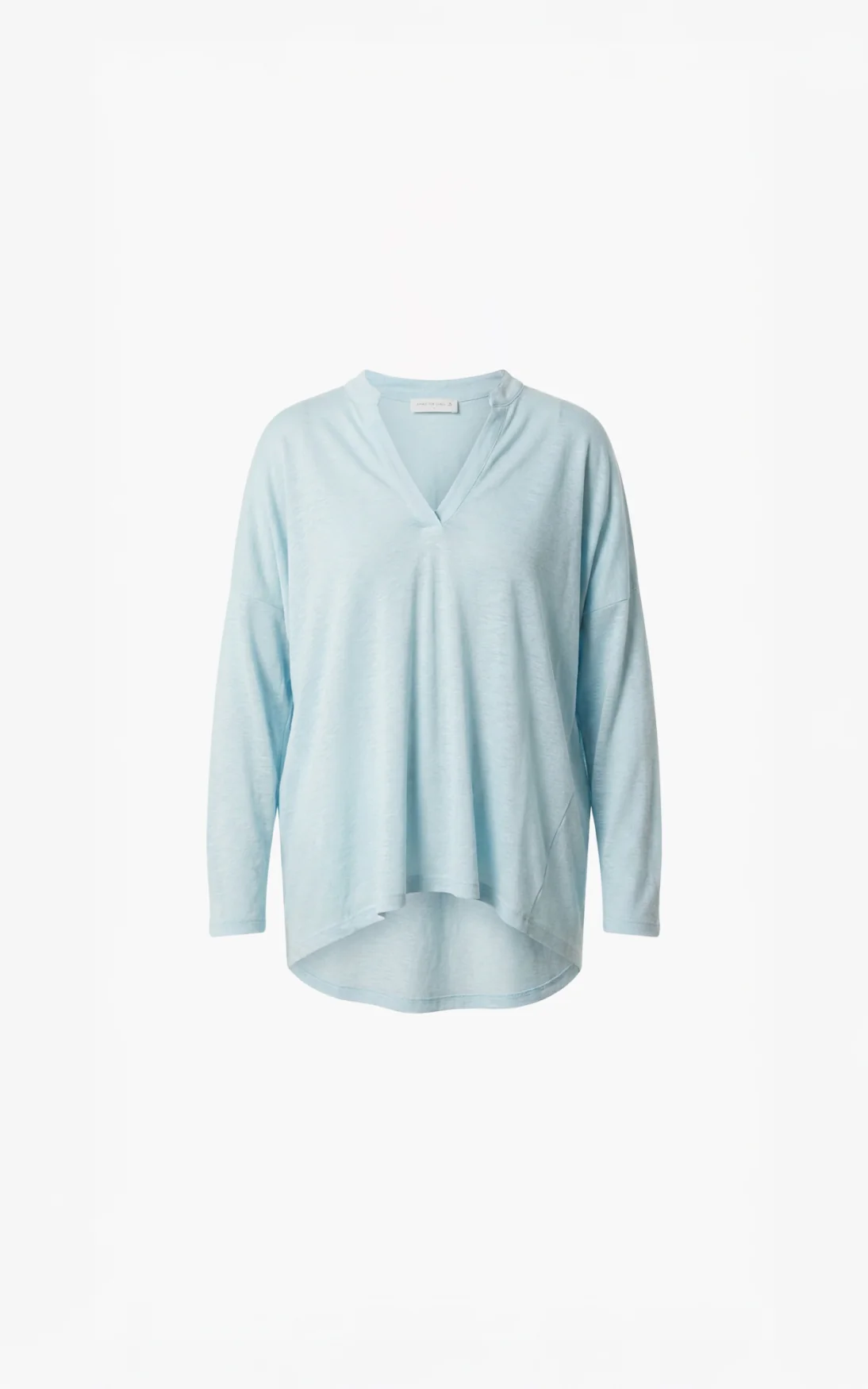 StellaS6 linen shirt longsleeve | Blue - Afbeelding 2