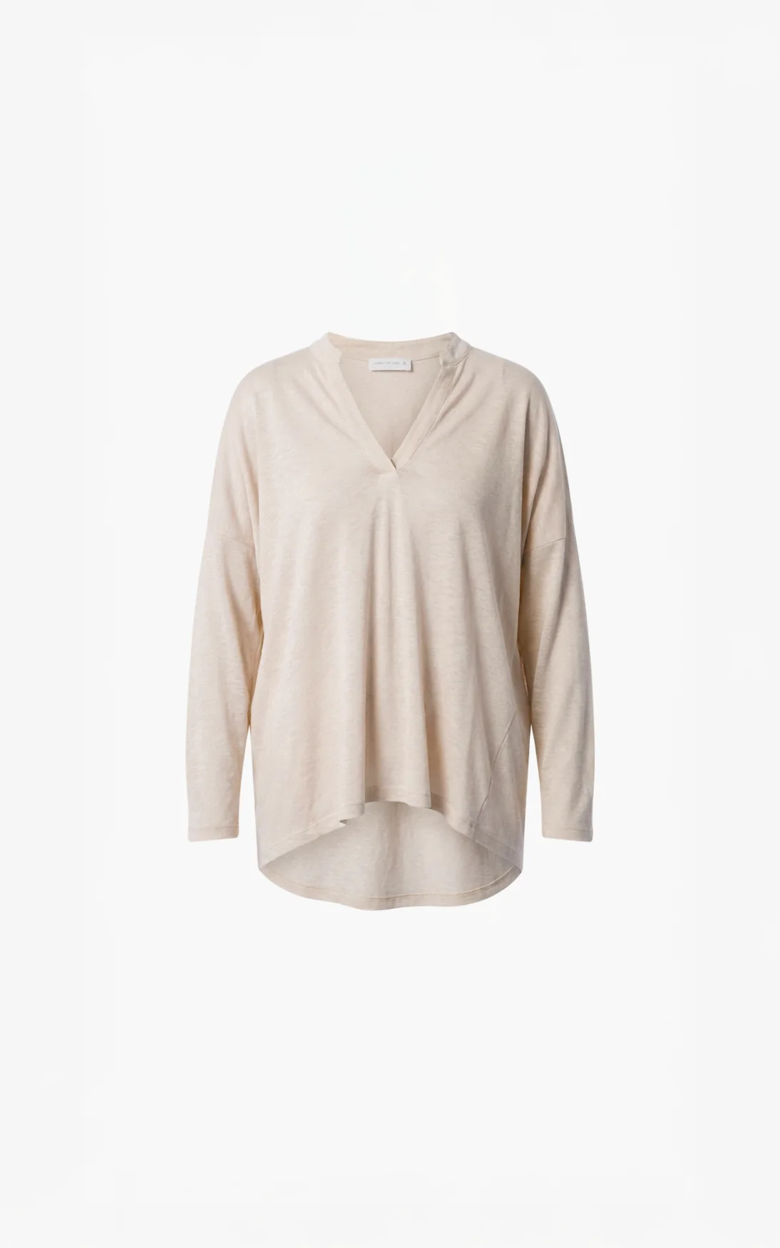 StellaS6 linen shirt longsleeve | Sand - Afbeelding 2