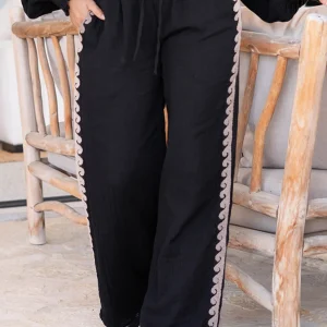 Pantalon Agar Plisados Black