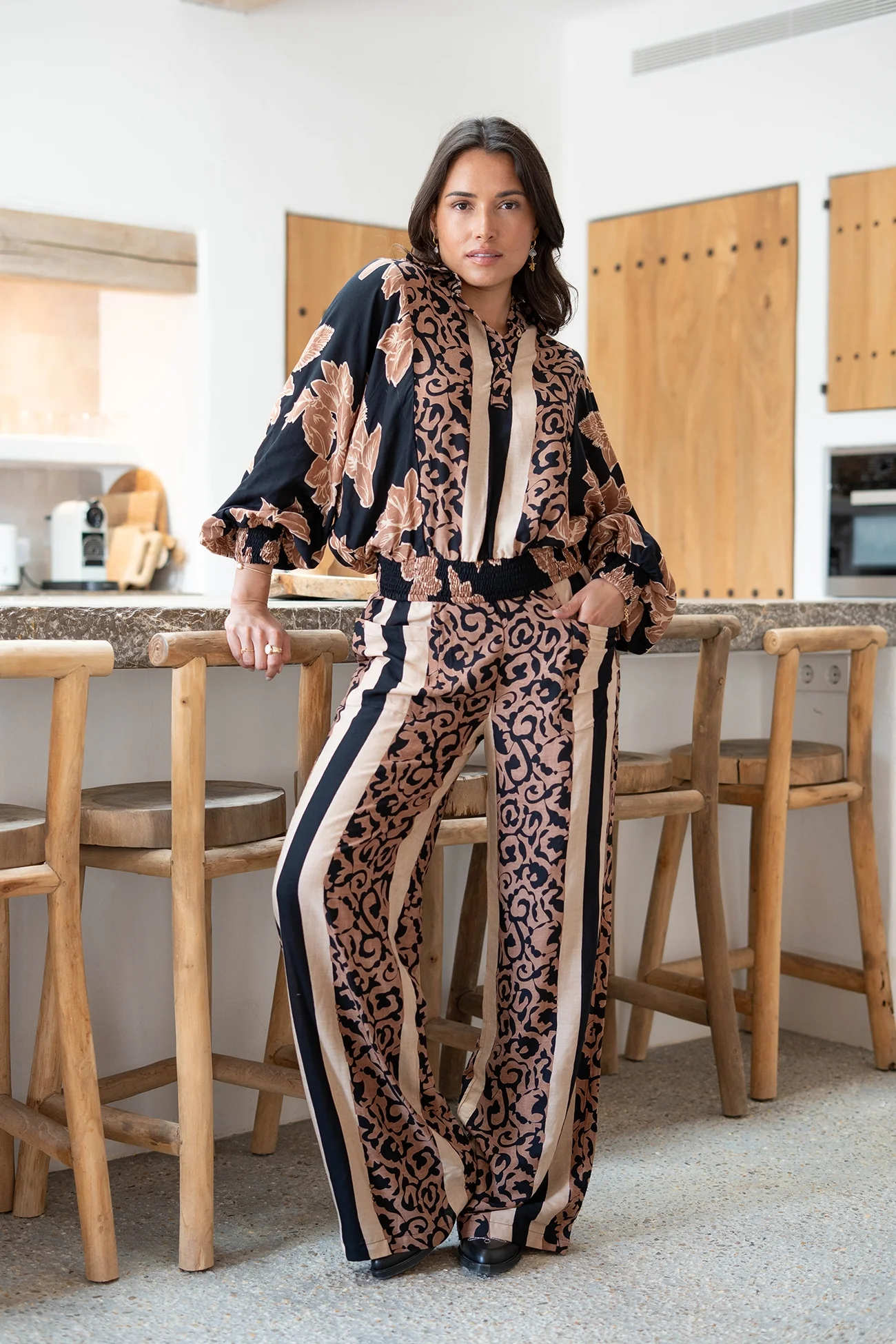 Blouse Briso Linea Black - Afbeelding 8