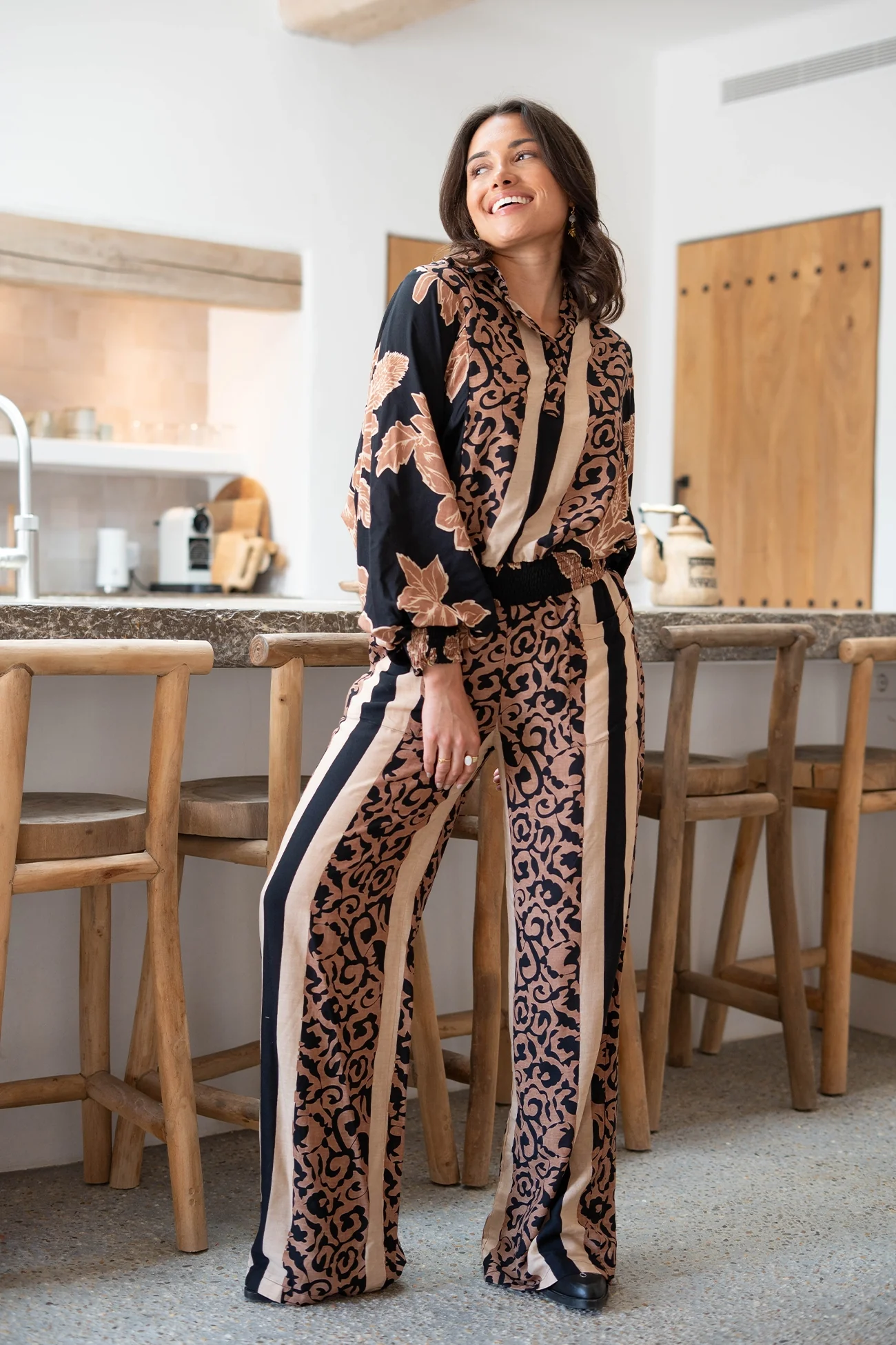 Blouse Briso Linea Black - Afbeelding 4