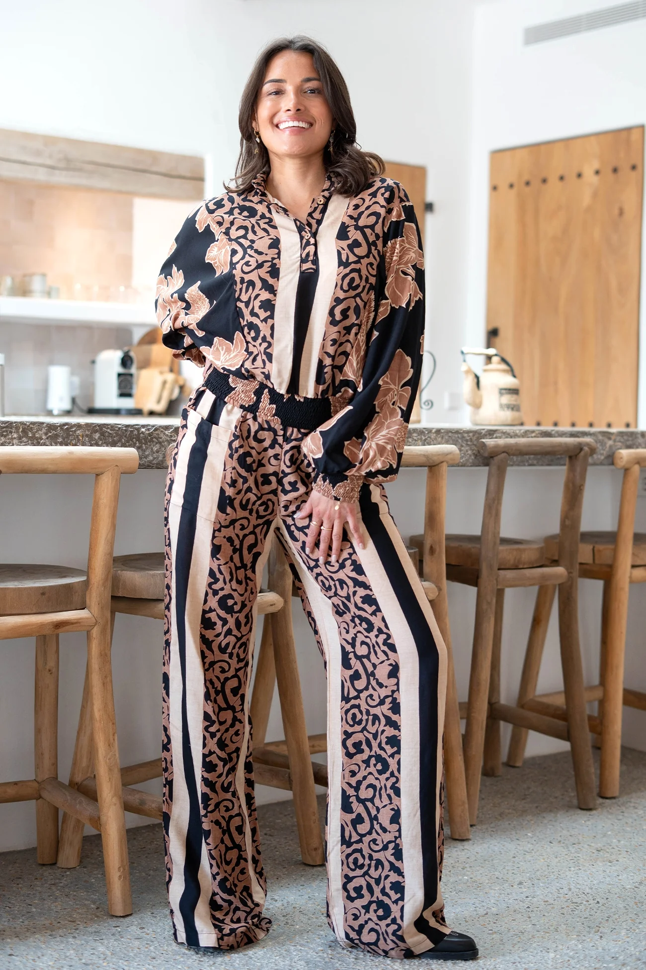 Blouse Briso Linea Black - Afbeelding 6