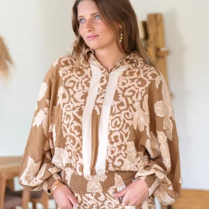 Blouse Briso Linea Brown