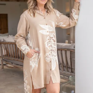 Blouse Aletta Floreado Taupe