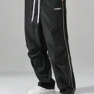 Wijde Zwarte Trainingsbroek